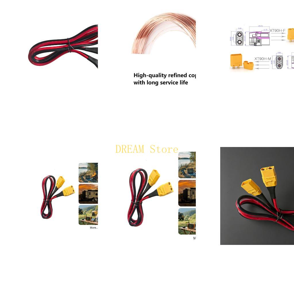 Power Tools For Sale - كبل XT90 عالي التيار 10AWG للطاقة