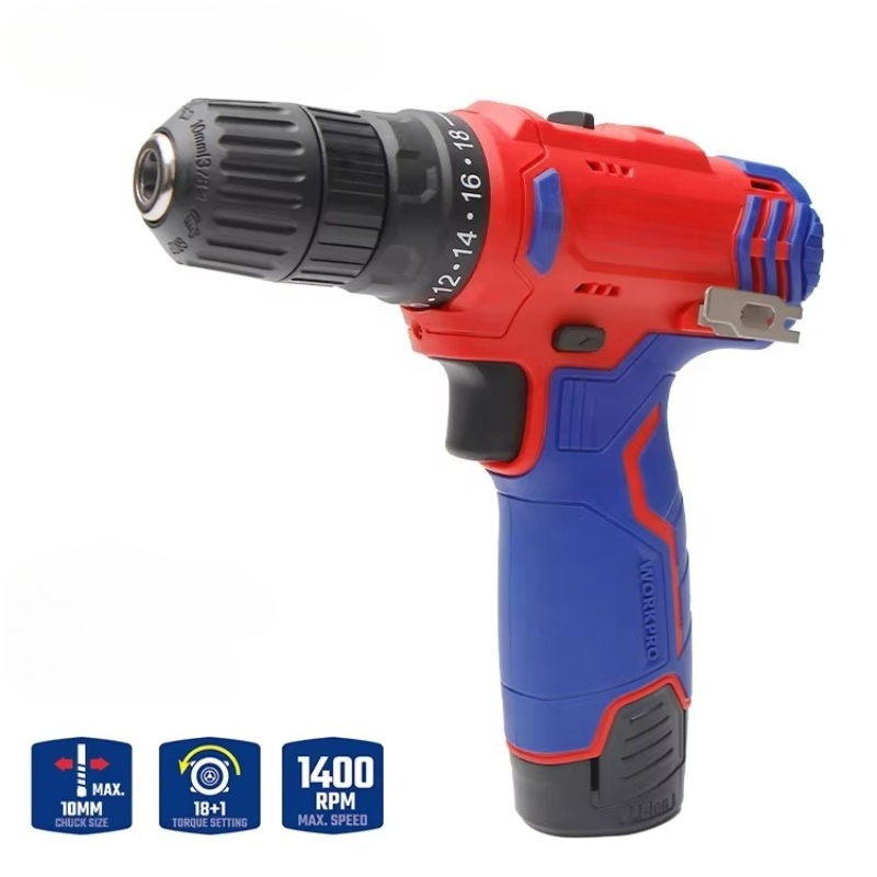 مثقاب لاسلكي 12 فولت 10 مم مع  - مراجعة Power Tools Drill وسعره