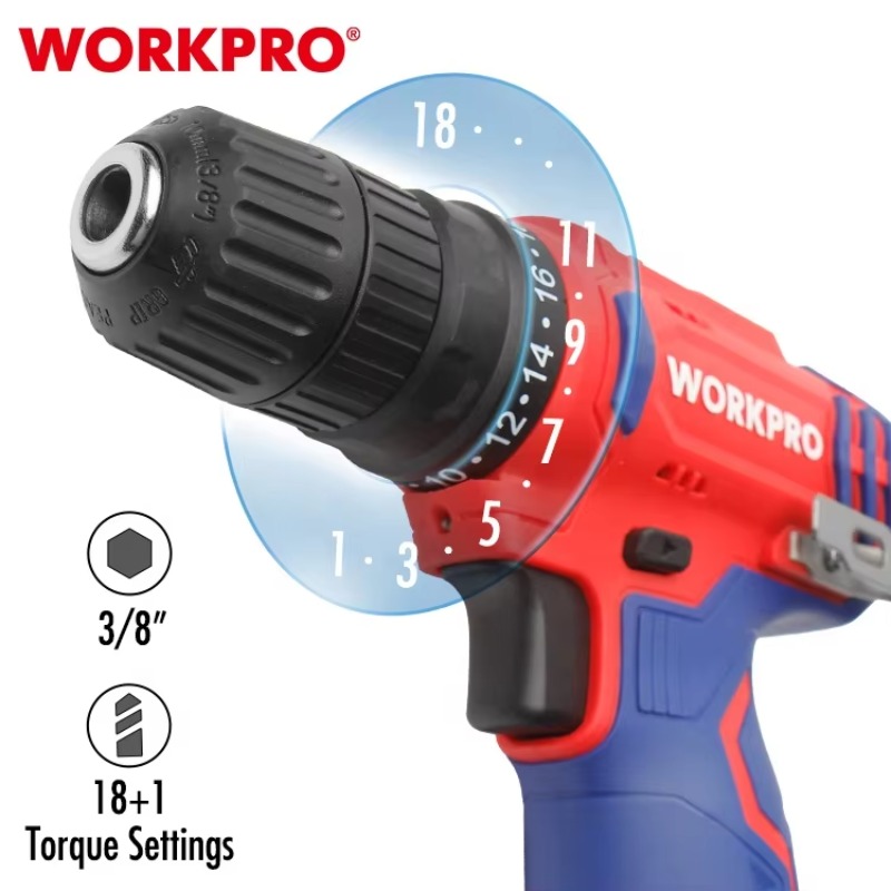 مثقاب لاسلكي 12 فولت 10 مم مع  - مراجعة Power Tools Drill وسعره