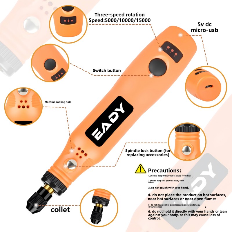 مجموعة أدوات دوارة لاسلكية تعم - مراجعة Rotary Tool Kit وسعره