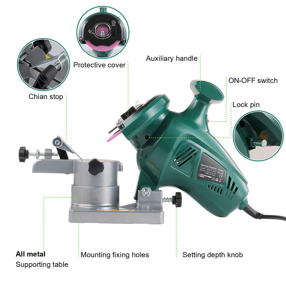 POSENPRO 250 واط مبراة المنشار - مراجعة Einhell Power X Tools وسعره