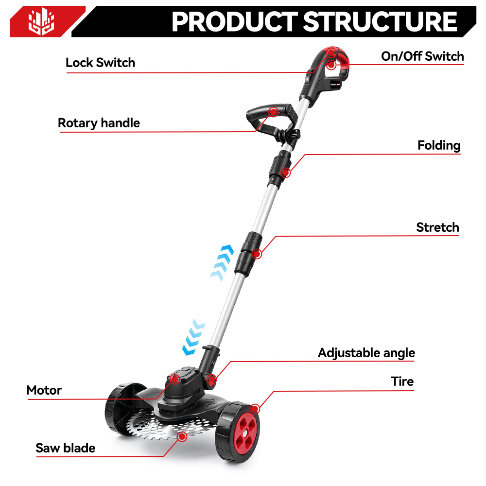 ماكينة قص العشب الكهربائية من  - مراجعة Power Tools Yard وسعره