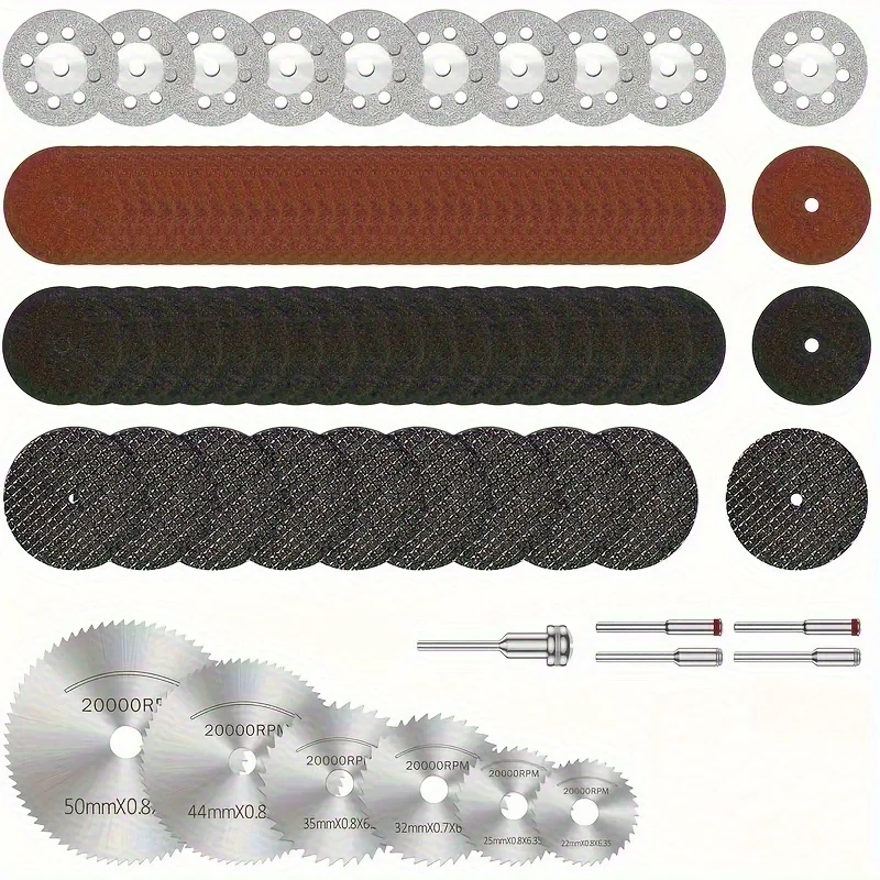 مجموعة من 88 قطعة من أقراص الق - مراجعة Rotary Tool Kit وسعره