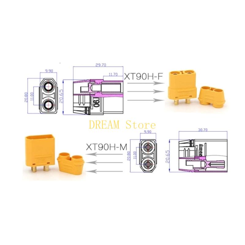 كبل XT90 عالي التيار 10AWG للط - مراجعة Power Tools For Sale وسعره